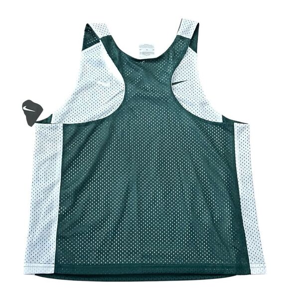 NWT Nike Green and White Mesh Tank Top Small - Picture 2 of 7
